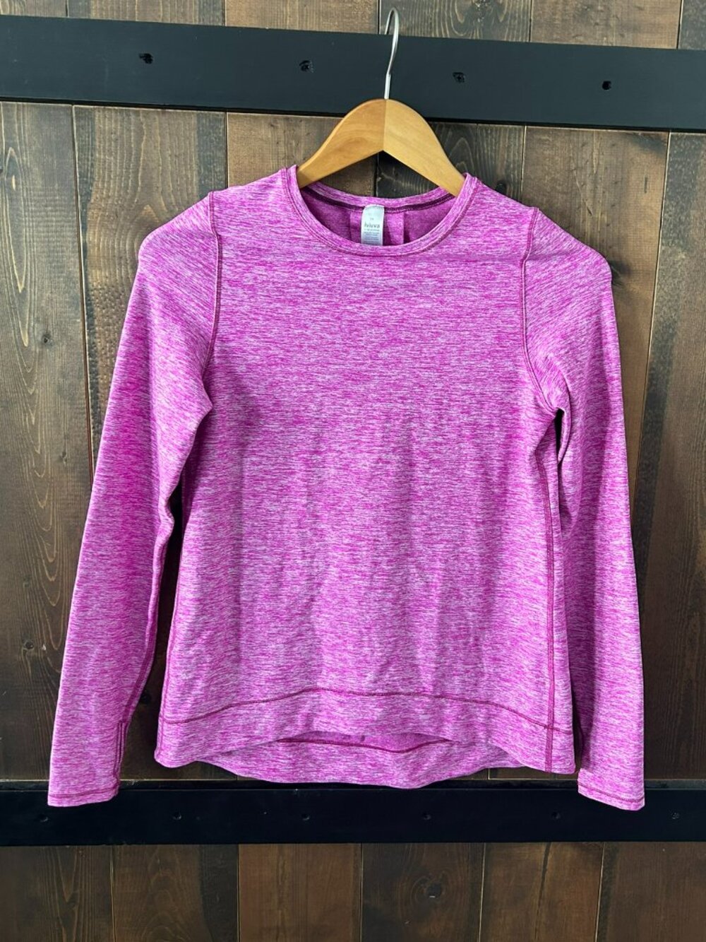Ivivva Long Sleeve Active Top in Heathered Pink Girls Size 14